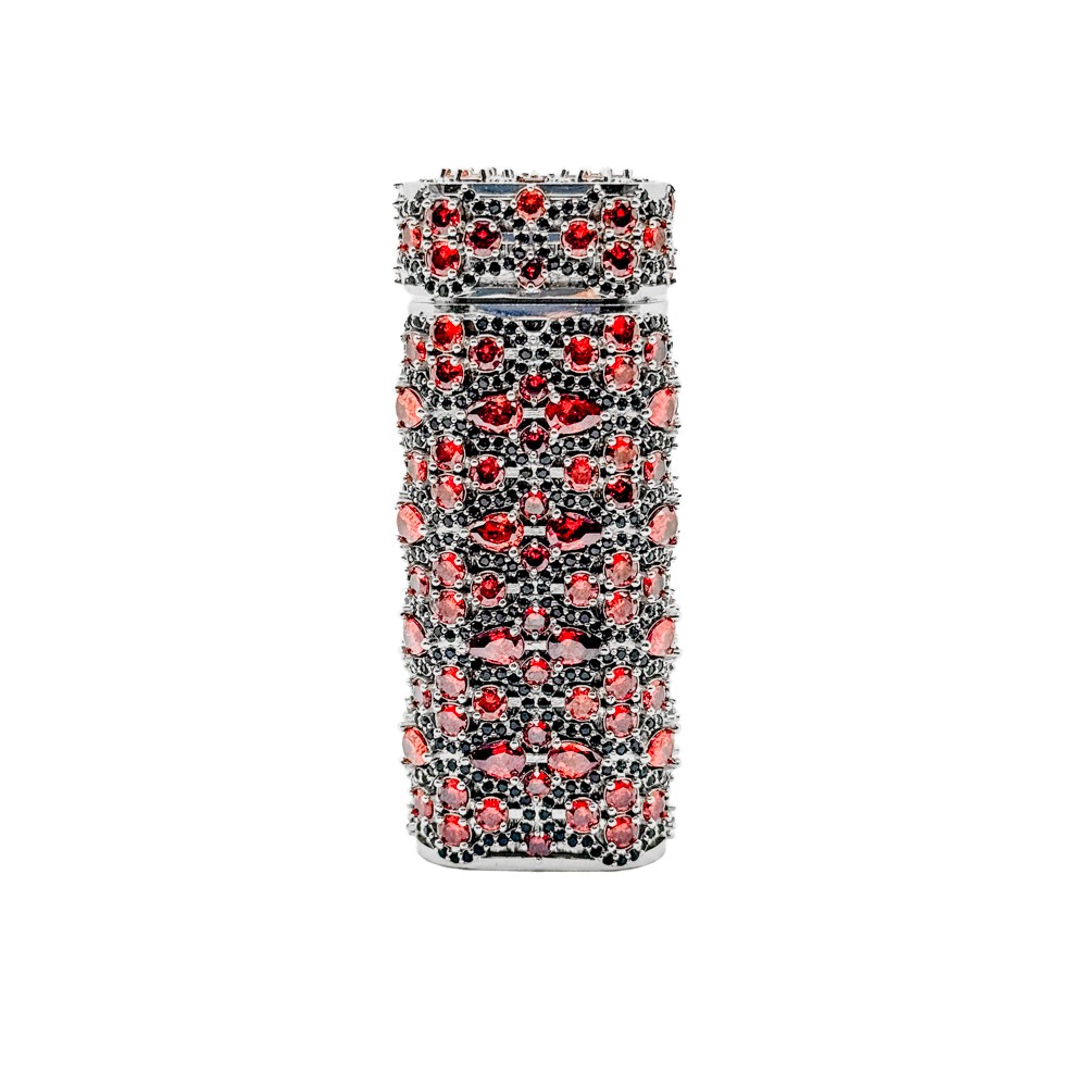 Cartier Ruby Lighter Designer Balmain 925 Sterling Silver