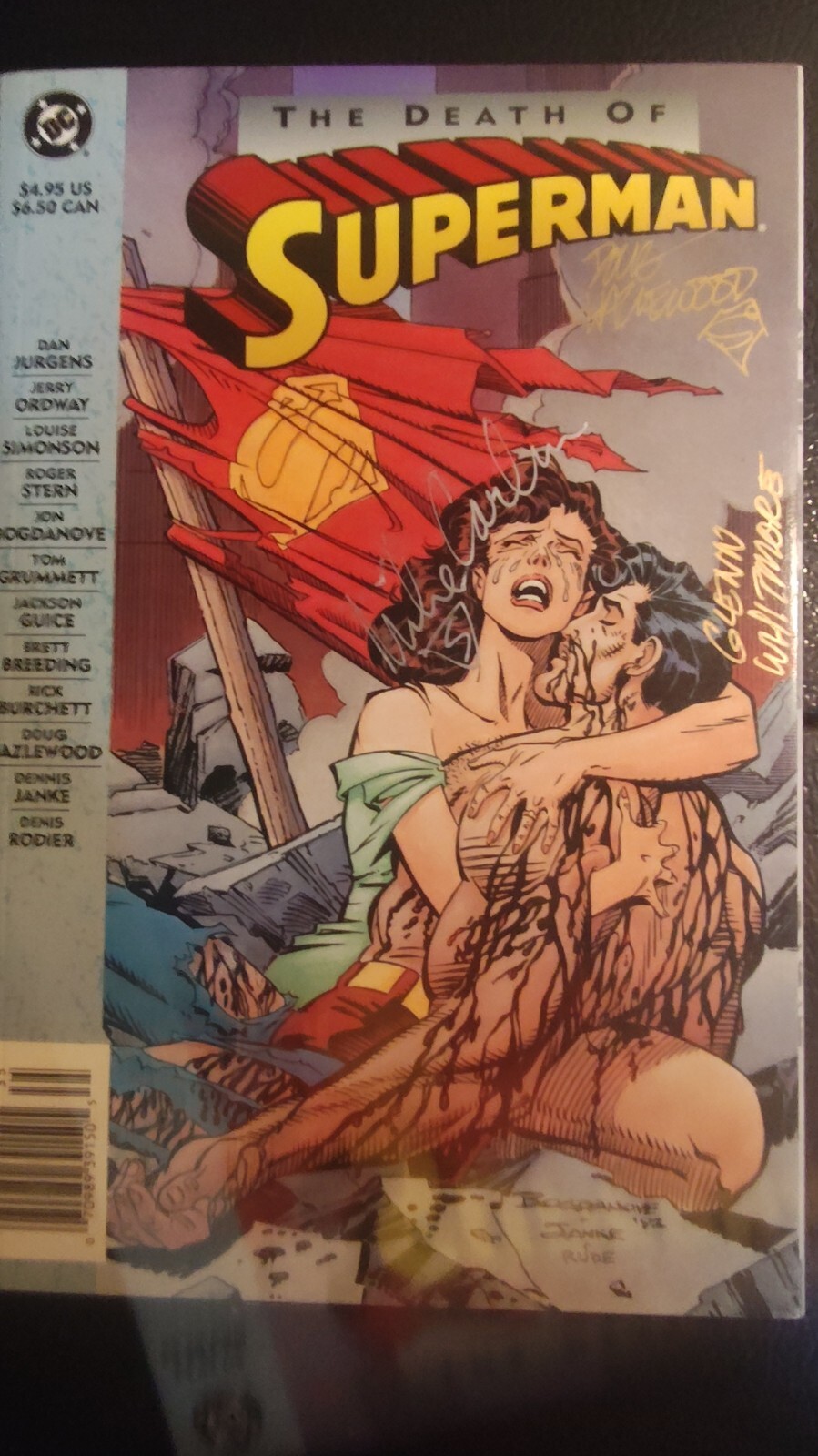 The Death of superman 1992 first addition. pristi condition never opened 