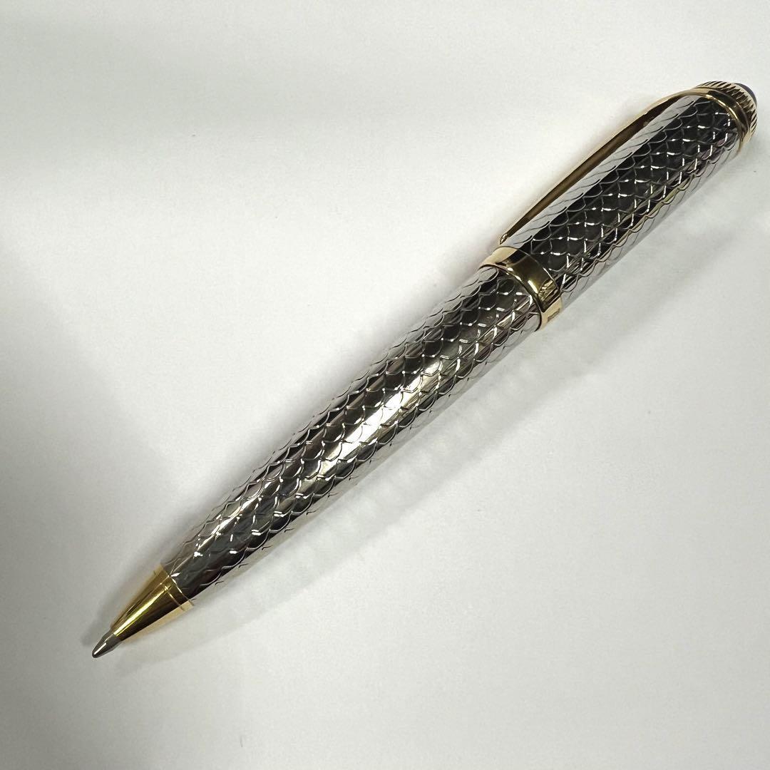 Cartier de Cartier Ballpoint Pen Gold x Silver Stationery Authentic RARE Cartier de Cartier Ballpoint Pen Gold x Silver Stationery Authentic RARE