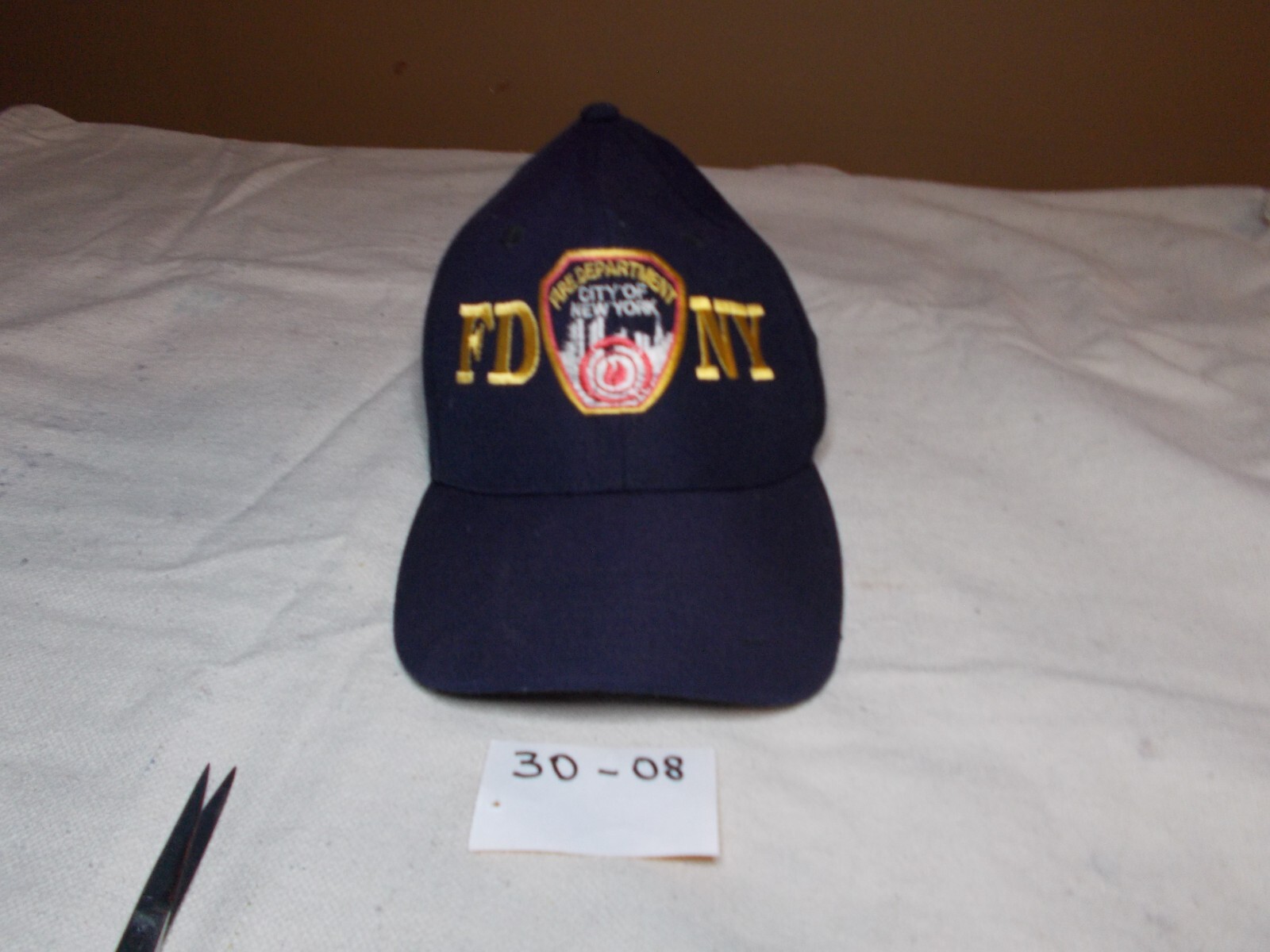 Cap with New York City fire Dept. logo.  this item is no longer avalable
