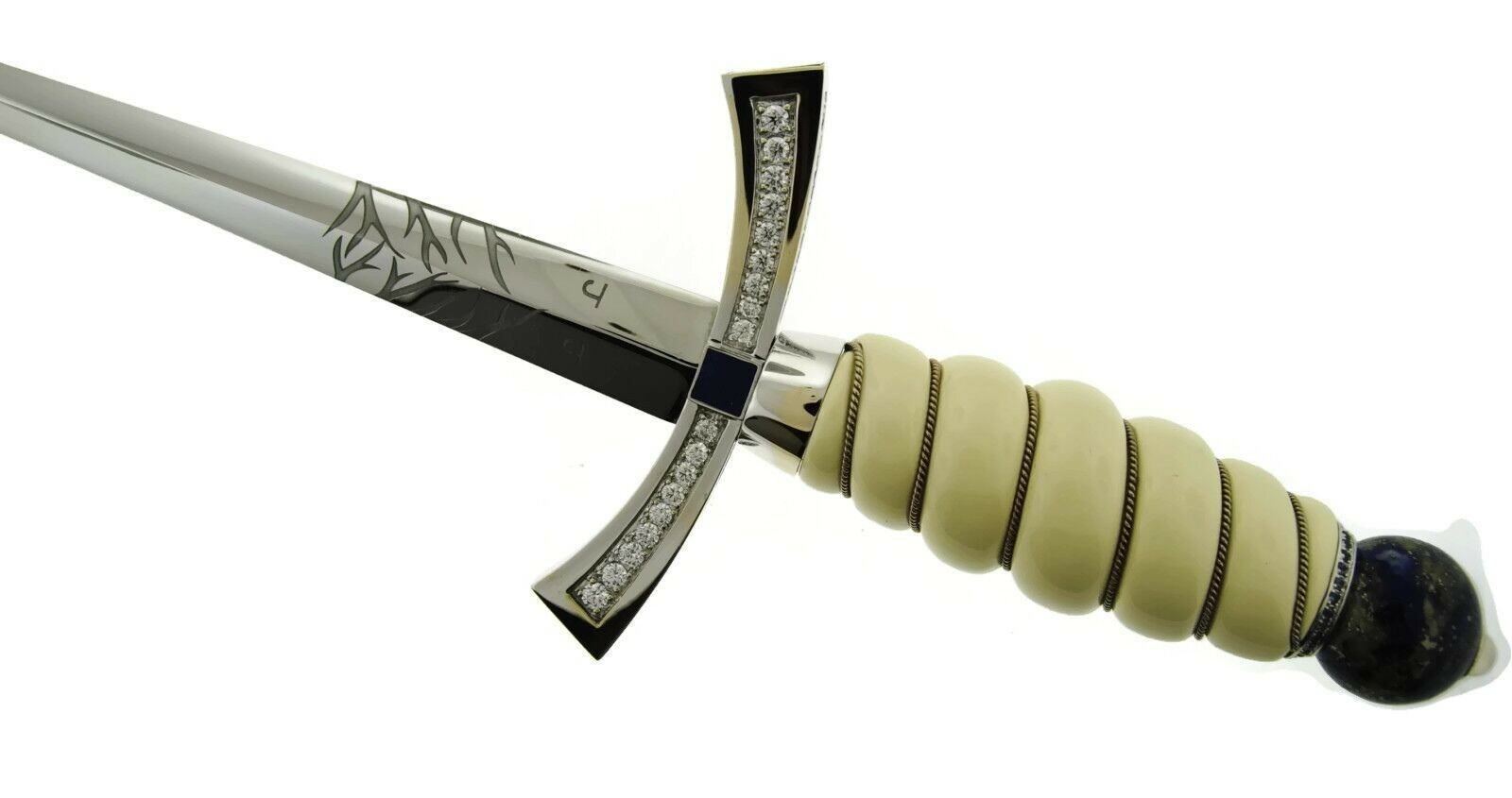Jade Jagger Dagger 18K White Gold Diamond Pale Sapphires-SIlver Star Buyer only Jade Jagger Dagger 18K White Gold Diamond Pale Sapphires-SIlver Star Buyer only