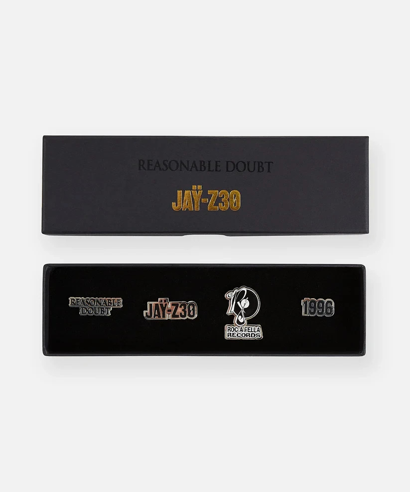 JAŸ-Z 30 Reasonable Doubt Pin Set ROCAFELLA RECORDS Reasonable Doubt ROC NATION