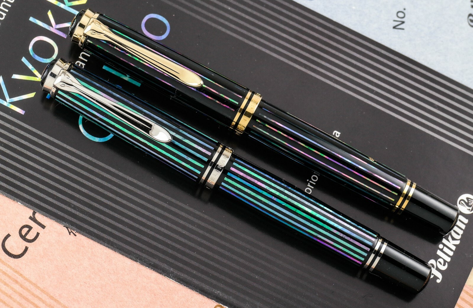 Pelikan Maki-e Kyokko and Gekko (Sunlight & Moonlight) L.E. Set - EXTREMELY RARE