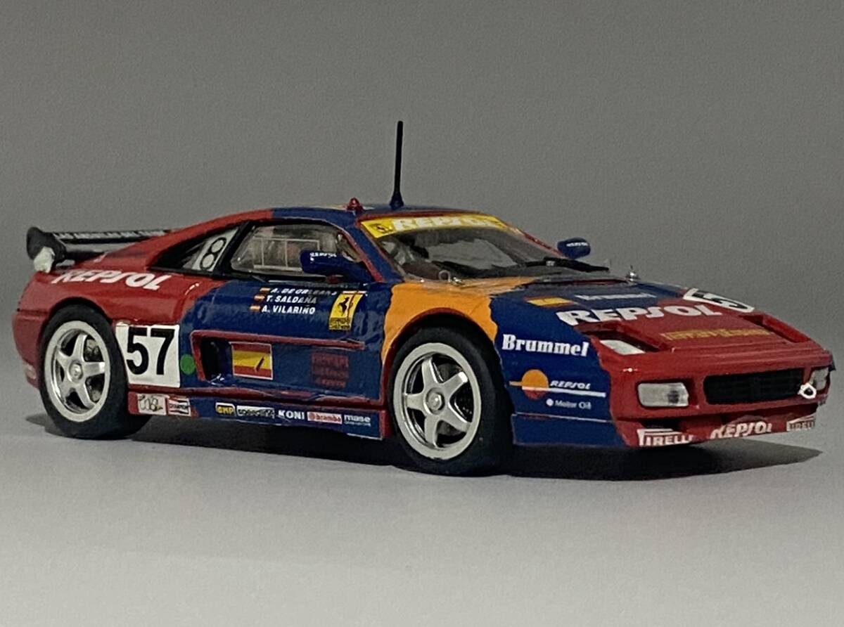 Bang 1/43 Repsol Ferrari Espana 348 Competizione 57 11th place 24h Le Mans 1994 Bang 1/43 Repsol Ferrari Espana 348 Competizione 57 11th place 24h Le Mans 1994
