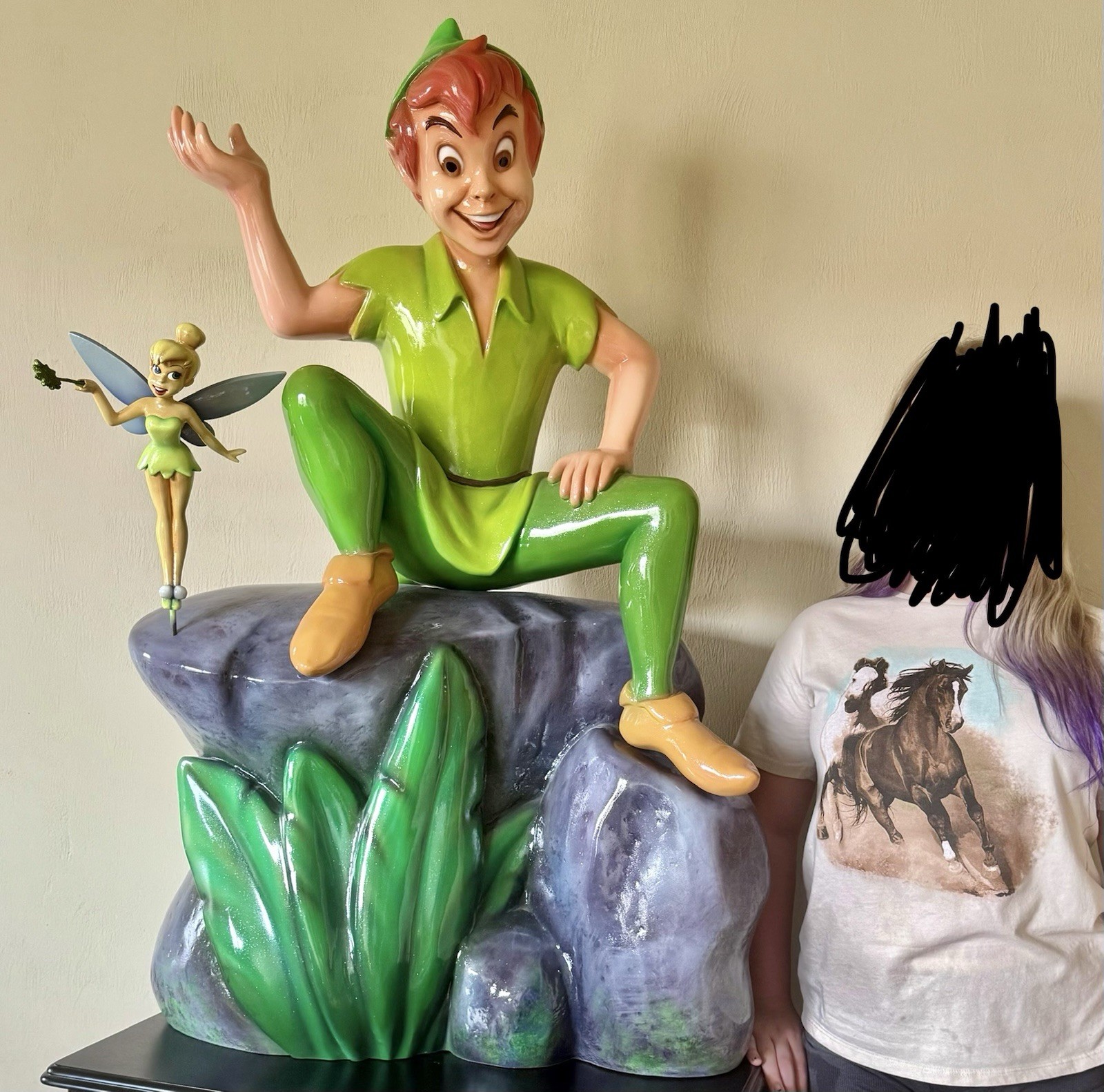 RARE Life Size Disney Store Display Peter Pan Tinkerbell Figure Statue Prop RARE Life Size Disney Store Display Peter Pan Tinkerbell Figure Statue Prop