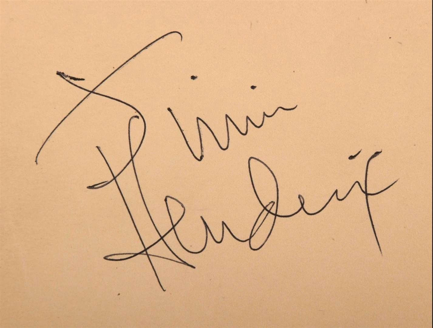 JIMI HENDRIX  + PETE TOWNSHEND Autographs Book Signed 1967