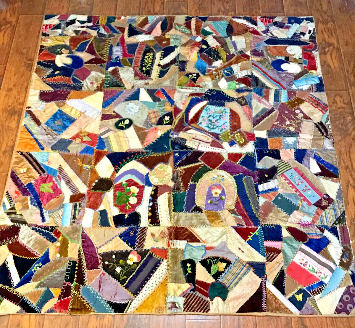 1st STATE FAIR OF TEXAS 1st Prize Quilt 1886 Texas Folk Art History Antique 19th