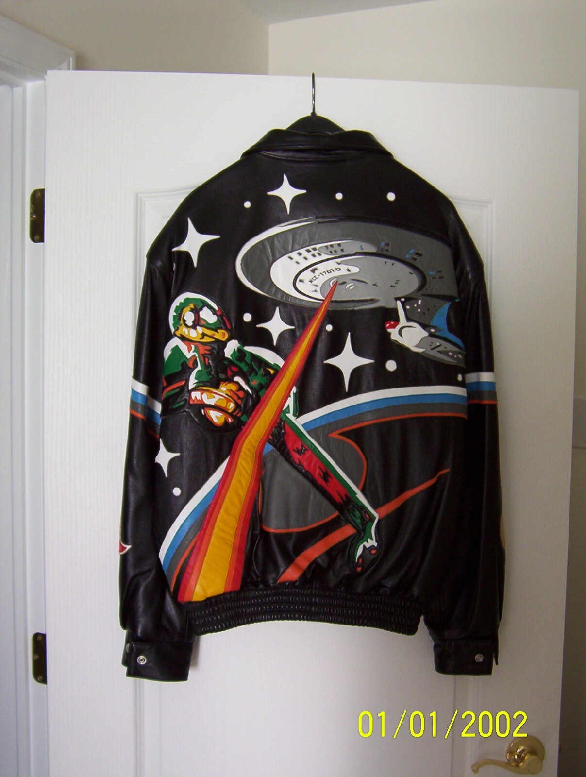 Star Trek leather jacket ONE OF A KIND