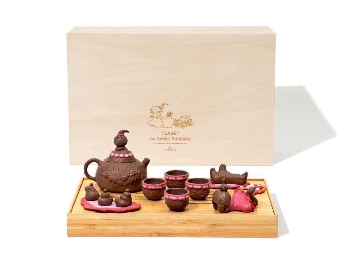 Ayako Rokkaku Tea Set (Edition of 225) – Signed by Ayako Rokkaku Ayako Rokkaku Tea Set (Edition of 225) – Signed by Ayako Rokkaku