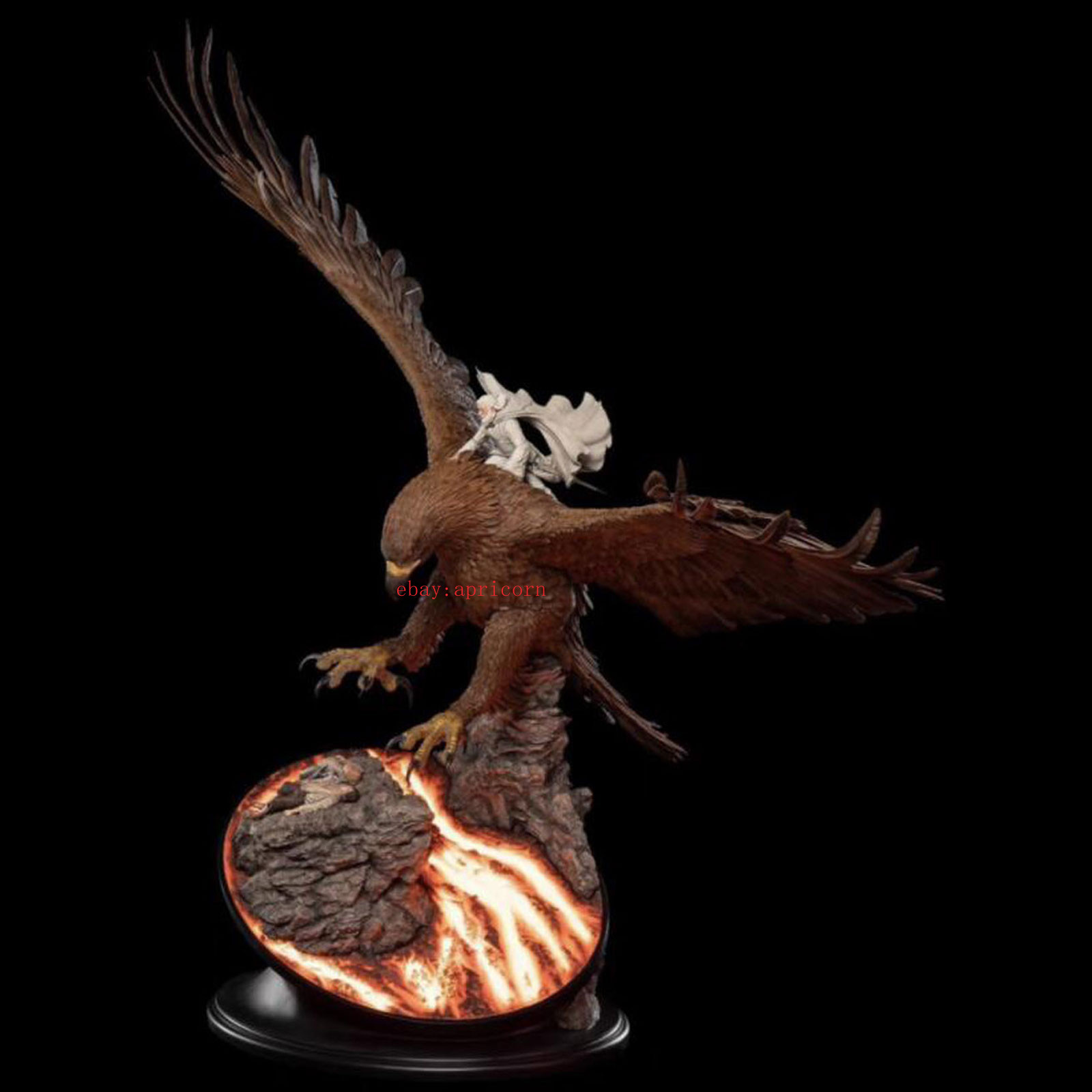 WETA The Lord of the Rings Gandalf Fighting Eagle Statue Resin Model Collectible WETA The Lord of the Rings Gandalf Fighting Eagle Statue Resin Model Collectible