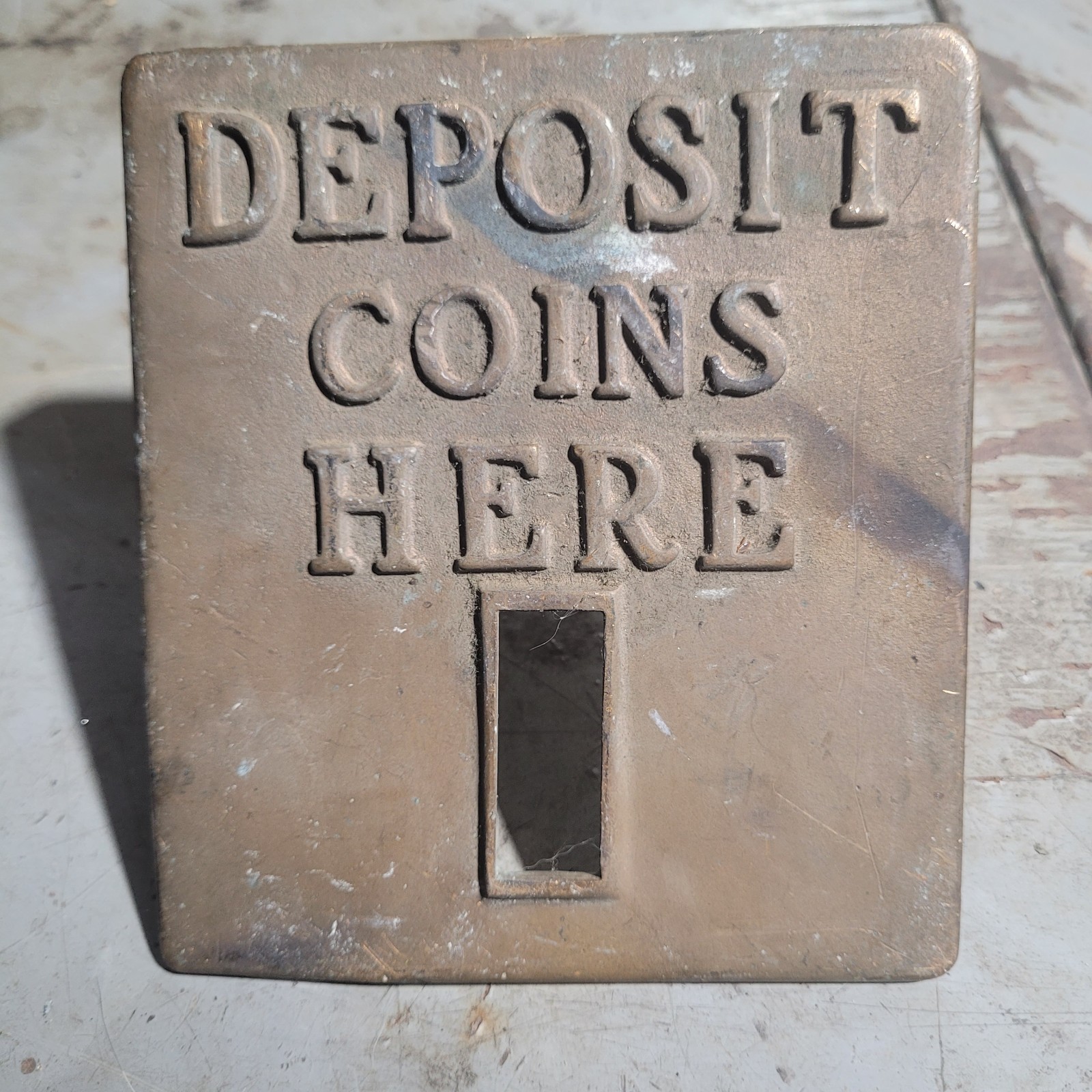 nyc Subway vintage antique 1917 coin slot collectible brass