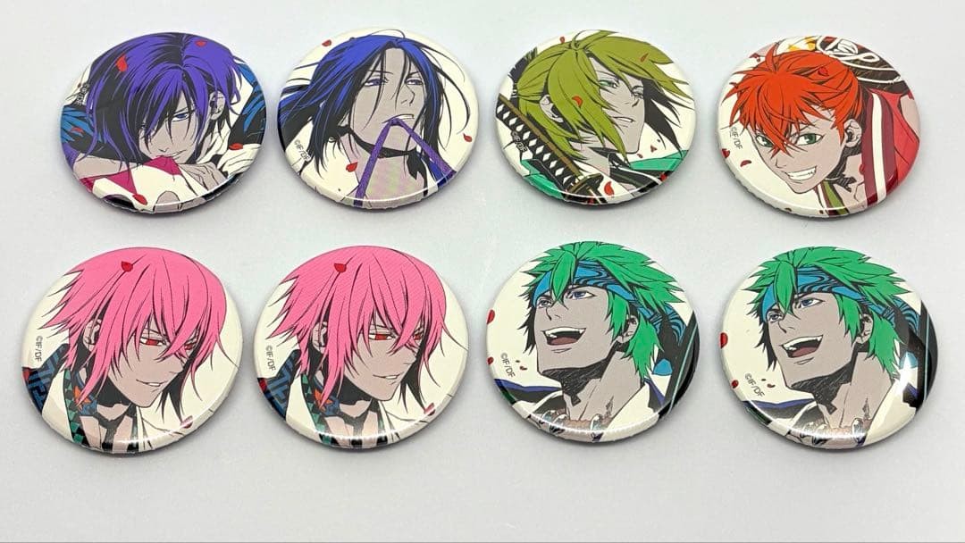 Hakuoki Trading Can Badge ~Sakura Mau~ Semi-Complete Limited Edition Duplicates Hakuoki Trading Can Badge ~Sakura Mau~ Semi-Complete Limited Edition Duplicates