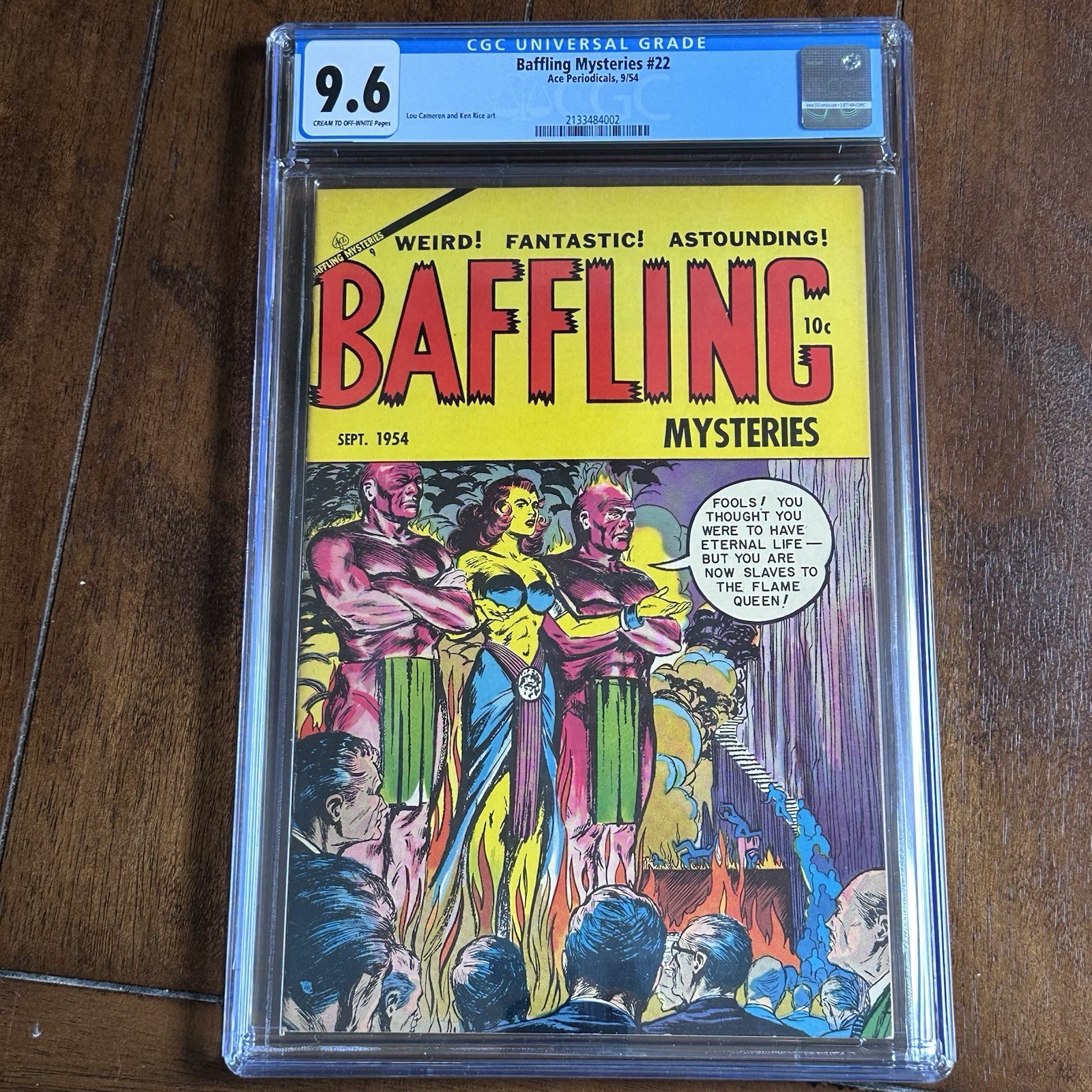 Baffling Mysteries #22 Ace 1954 Horror CGC 9.6 Highest Graded in the Series Baffling Mysteries #22 Ace 1954 Horror CGC 9.6 Highest Graded in the Series