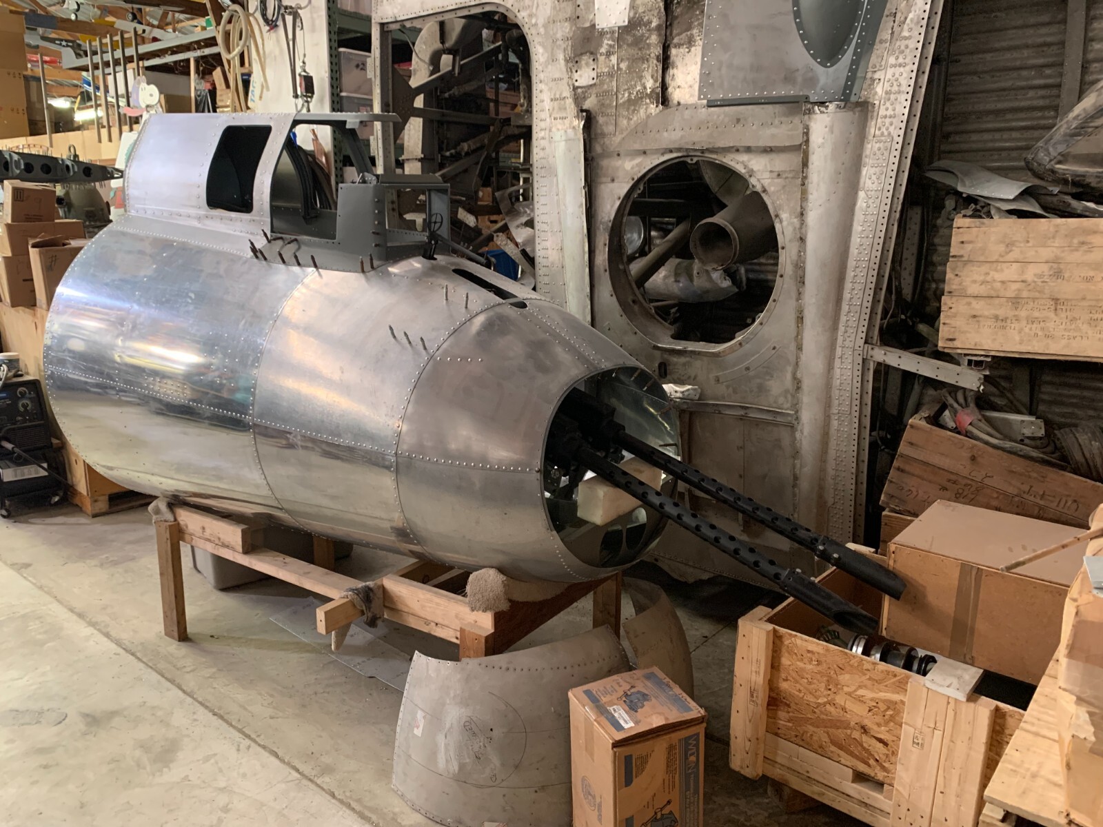 Restored Boeing B-17 Flying Fortress Tail Gunner's Position TGP-0101