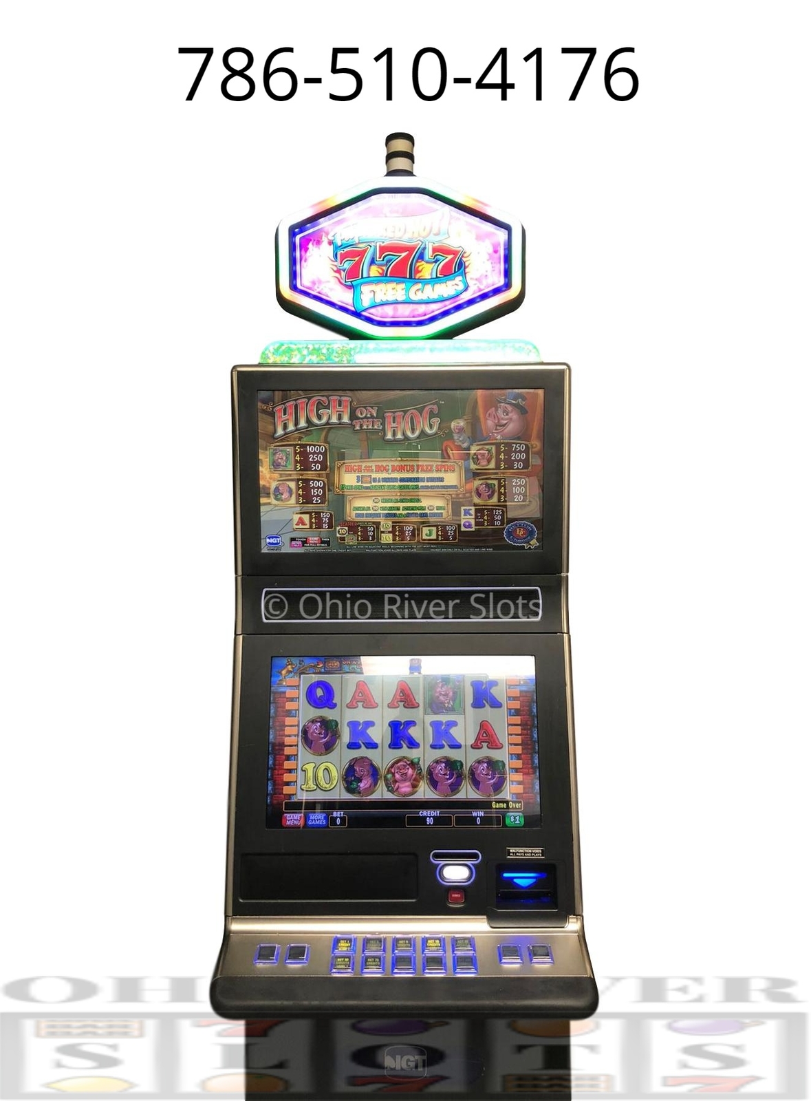 IGT G23 SLOT MACHINE High on the Hog (Free Play, Handpay, COINLESS) IGT G23 SLOT MACHINE High on the Hog (Free Play, Handpay, COINLESS)