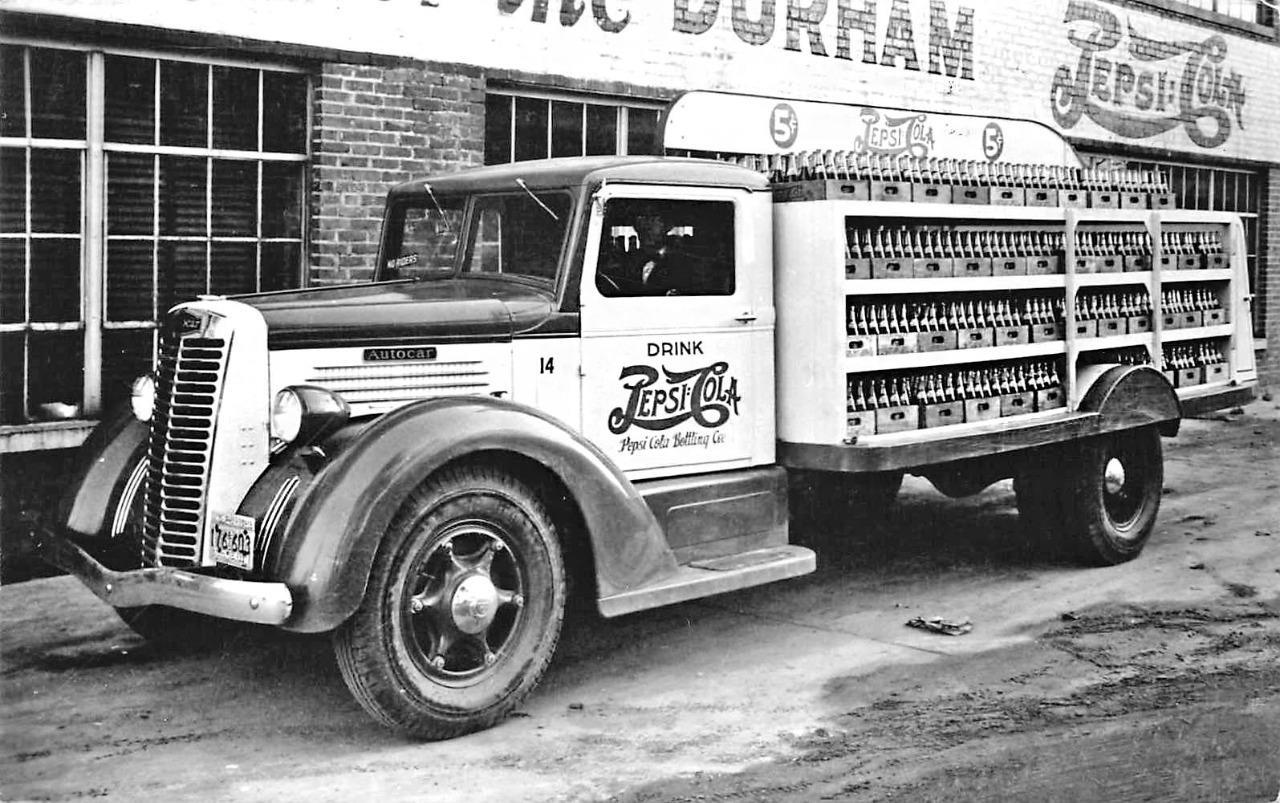 Ardmore PA Pepsi-Cola Bottling Autocar Truck RPPC