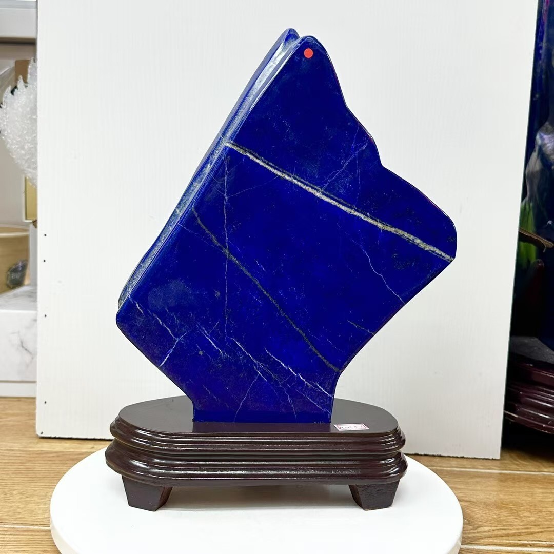 9.39LB Large Natural Lapis lazuli Freeform Crystal Mineral Specimen + Stand 9.39LB Large Natural Lapis lazuli Freeform Crystal Mineral Specimen + Stand