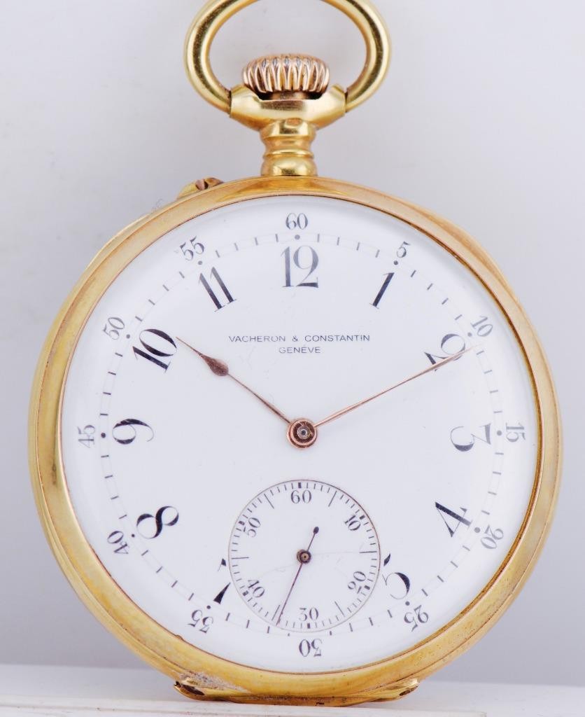 Vacheron Constantin Pocket Watch 14k Gold Enamel Award for Oriental Market c1898
