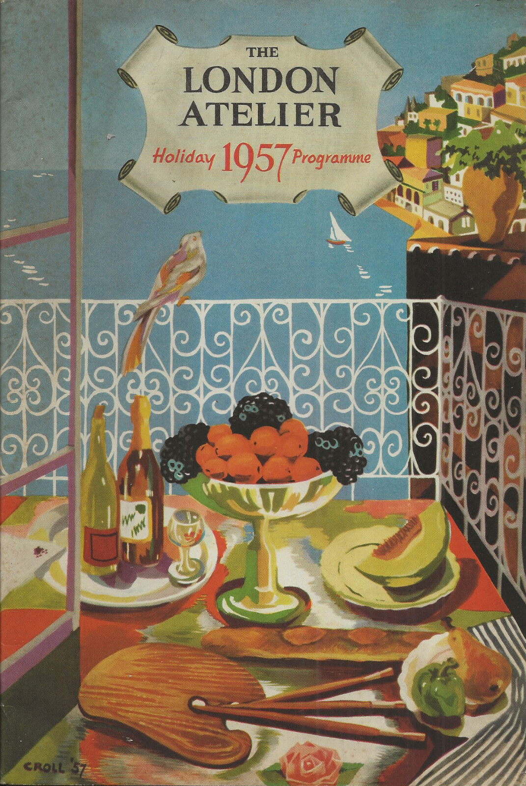 Travel, scarce brochure The London Atelier, Painting Holidays 1957, 24 pages Travel, scarce brochure The London Atelier, Painting Holidays 1957, 24 pages