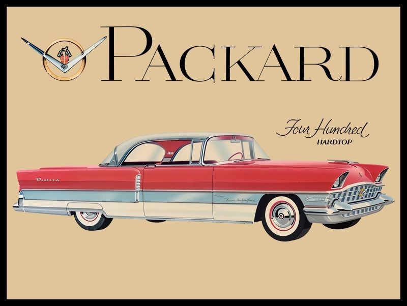1956 Packard Four Hundred, 400 Automobile NEW Sign 18x24 1956 Packard Four Hundred, 400 Automobile NEW Sign 18x24