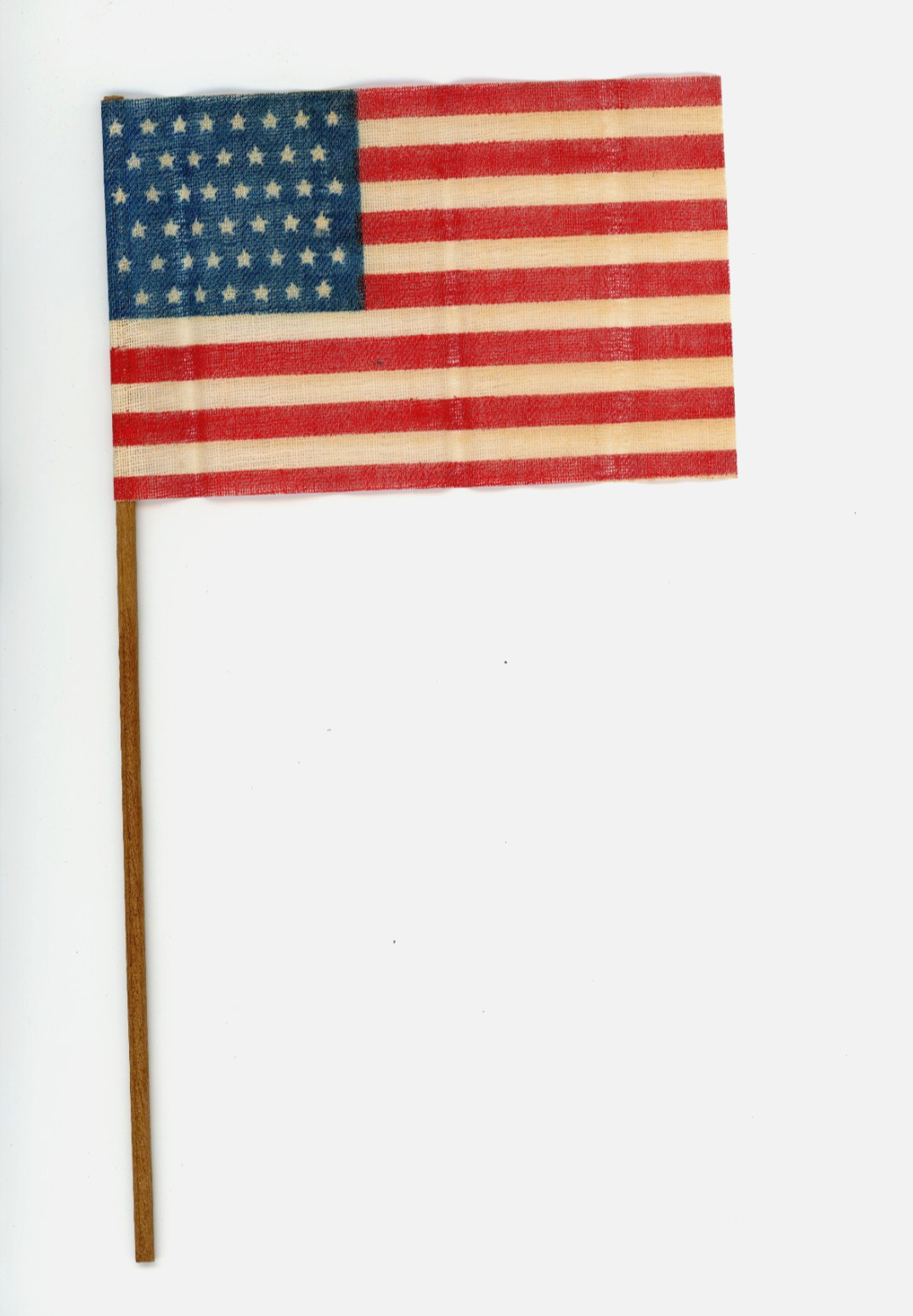 Antique c1898 Span Am War Era 45 Star American Parade Flag 3 1/2 x 5 1/2” Antique c1898 Span Am War Era 45 Star American Parade Flag 3 1/2 x 5 1/2”