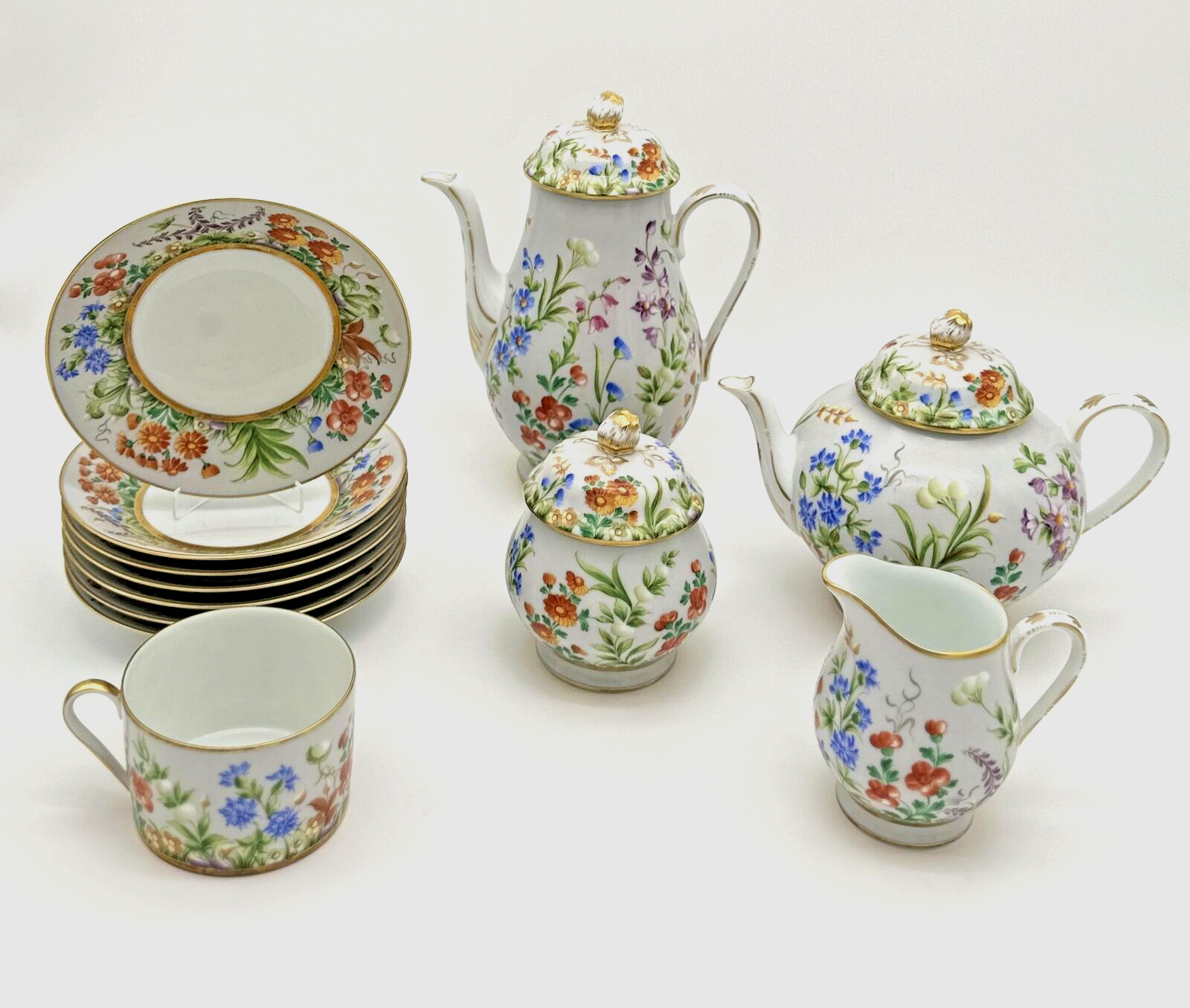 Tiffany & Co. Le Tallec Fleurs des Champs 60pc Dinnerware Set Rare Tiffany & Co. Le Tallec Fleurs des Champs 60pc Dinnerware Set Rare