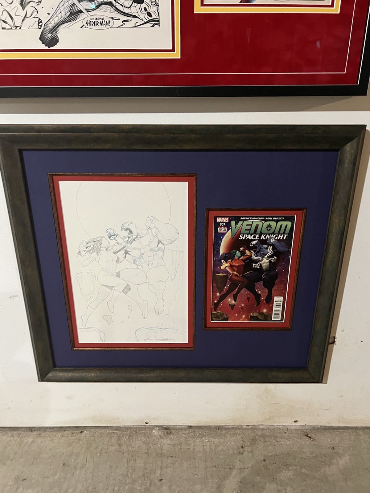 Venom Space Knight 7 Original Cover Art Ariel Olivetti Full Venom Venom Space Knight 7 Original Cover Art Ariel Olivetti Full Venom