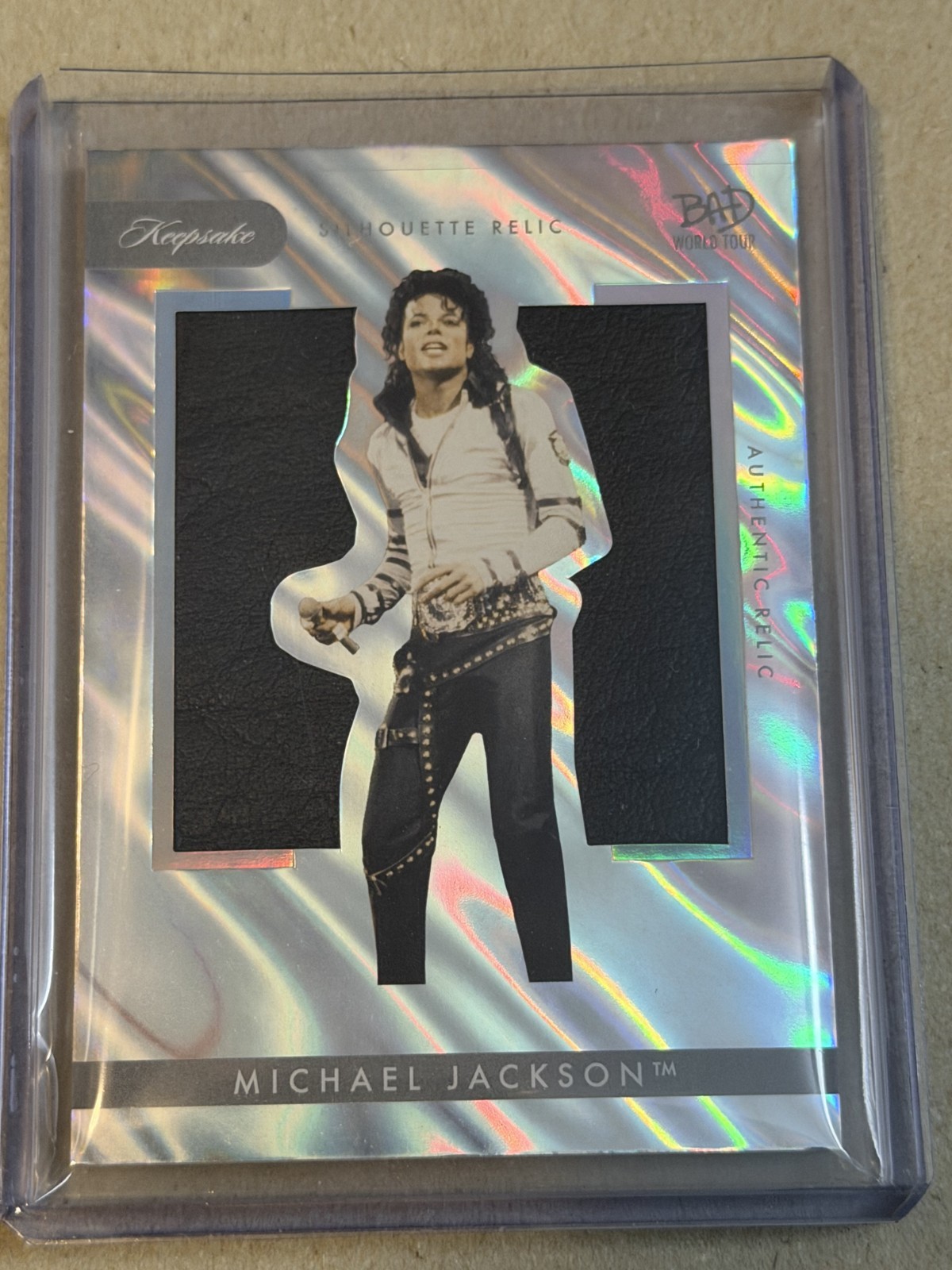 2025 Keepsake Michael Jackson Bad World Tour Edition Silhouette Relic #D 12/15