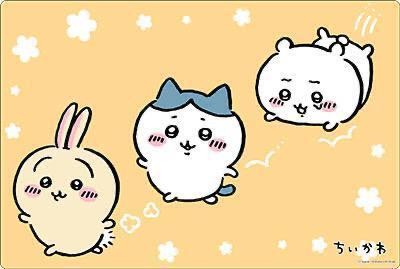 Hachiwari Chiikawa Bushiroad Rubber Mat Playmat Desk Mat Card Game Chiikawa Land