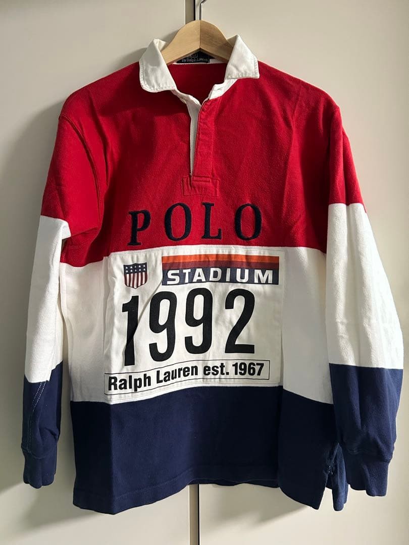 Ralph Lauren Polo By Stadium 1992 Shirt Men Vintage Limited Edition Rare Amerian Ralph Lauren Polo By Stadium 1992 Shirt Men Vintage Limited Edition Rare Amerian