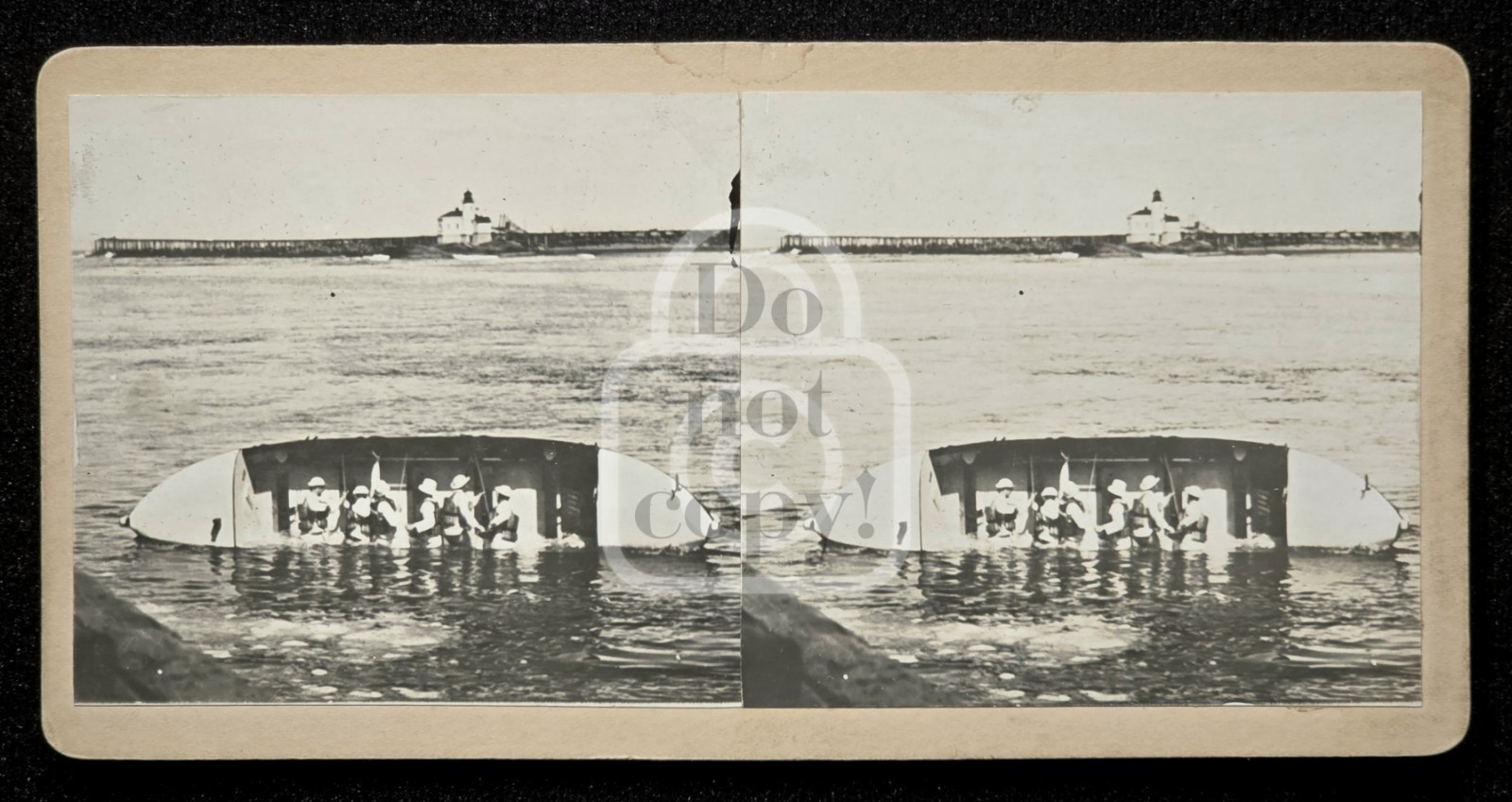 Incredible Stereoview of USLSS Rescue Boat. Coquille, Oregon. C 1890's Coos Co. Incredible Stereoview of USLSS Rescue Boat. Coquille, Oregon. C 1890's Coos Co.