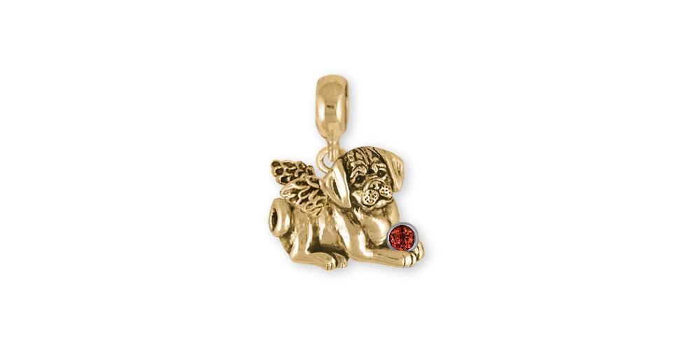 Puggle Angel Jewelry 14k Gold Handmade Puggle Charm Slide This Charm Will Fit A Puggle Angel Jewelry 14k Gold Handmade Puggle Charm Slide This Charm Will Fit A