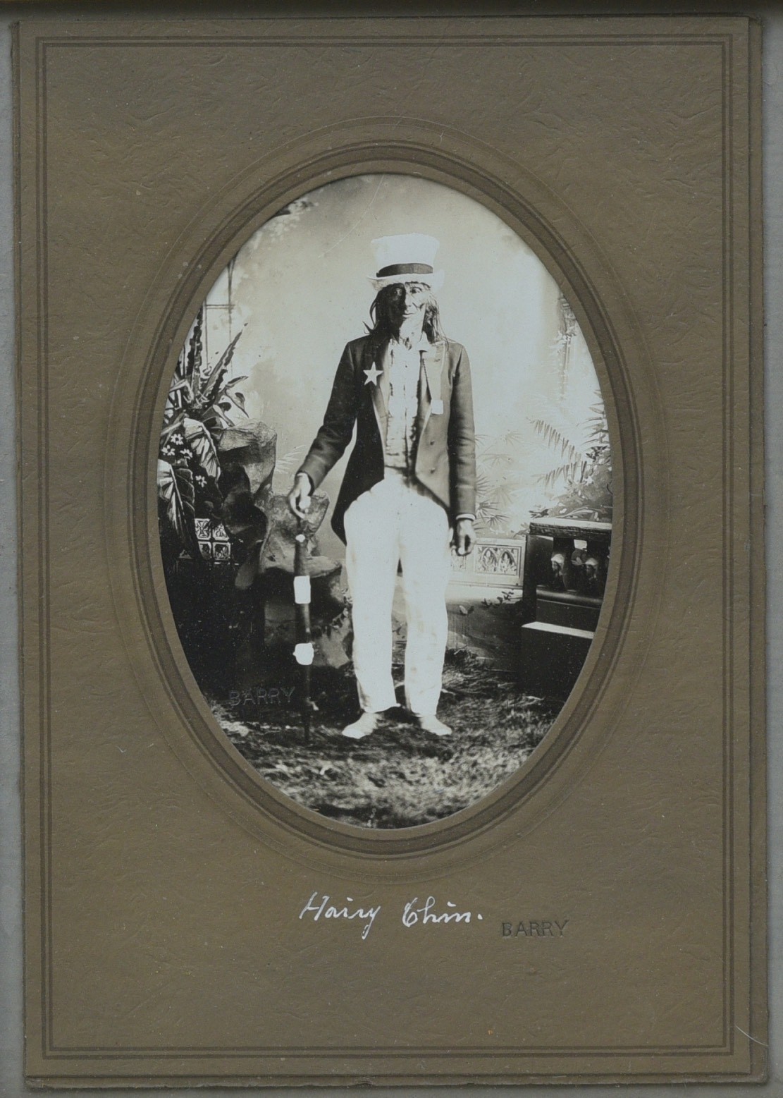 D.F. BARRY, Photograph, Chief Hairy-Chin as Uncle Sam, circa 1900 D.F. BARRY, Photograph, Chief Hairy-Chin as Uncle Sam, circa 1900