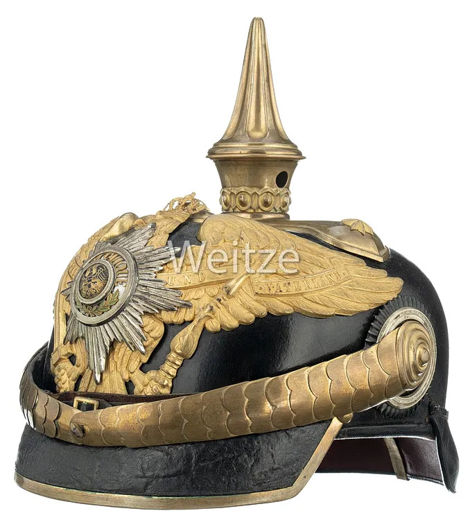 Prussia spiked helmet owned by General Karl Ludwig von Mühlenfels Prussia spiked helmet owned by General Karl Ludwig von Mühlenfels