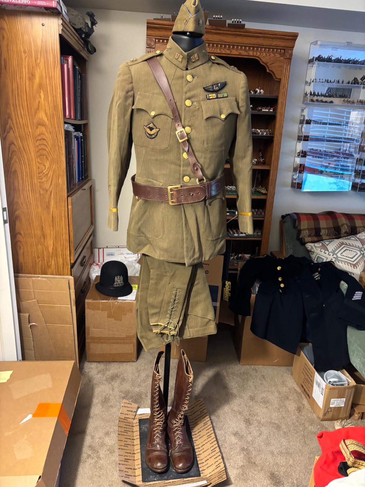 WW1 US AIR SERVICE OFFICER PILOT UNIFORM SET (CAPTAIN)