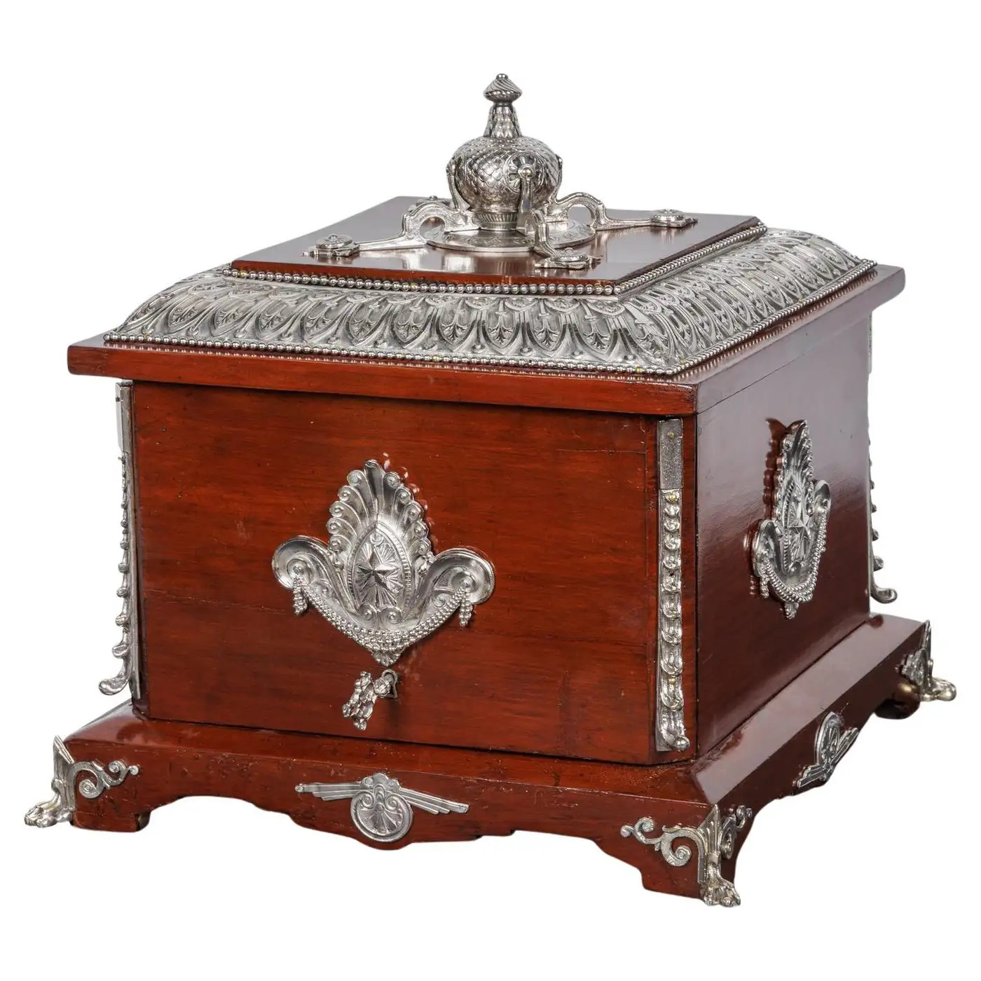 A Rare French Cigar Humidor by Charles Guillame Diehl and Jean Brandley A Rare French Cigar Humidor by Charles Guillame Diehl and Jean Brandley