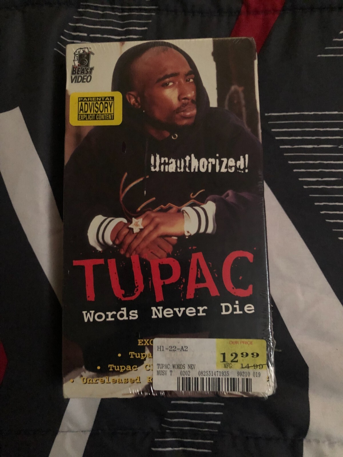 Rare Unopened, legendary 2Pac VHS “words never die Unauthorized Baker boys  Rare Unopened, legendary 2Pac VHS “words never die Unauthorized Baker boys 