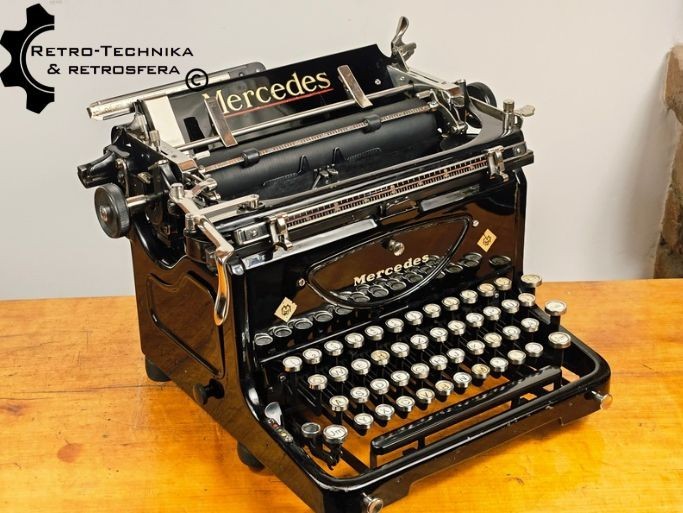 DESKTOP TYPEWRITER MERCEDES 6 - NO RISK WITH SHIPPING /AUCTIONS FROM RETROSFERA