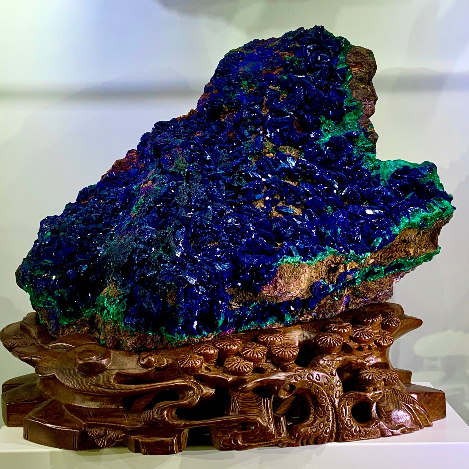 44LB Best Natural Azurite/Malachite raw Crystal Mineral Specimen 44LB Best Natural Azurite/Malachite raw Crystal Mineral Specimen