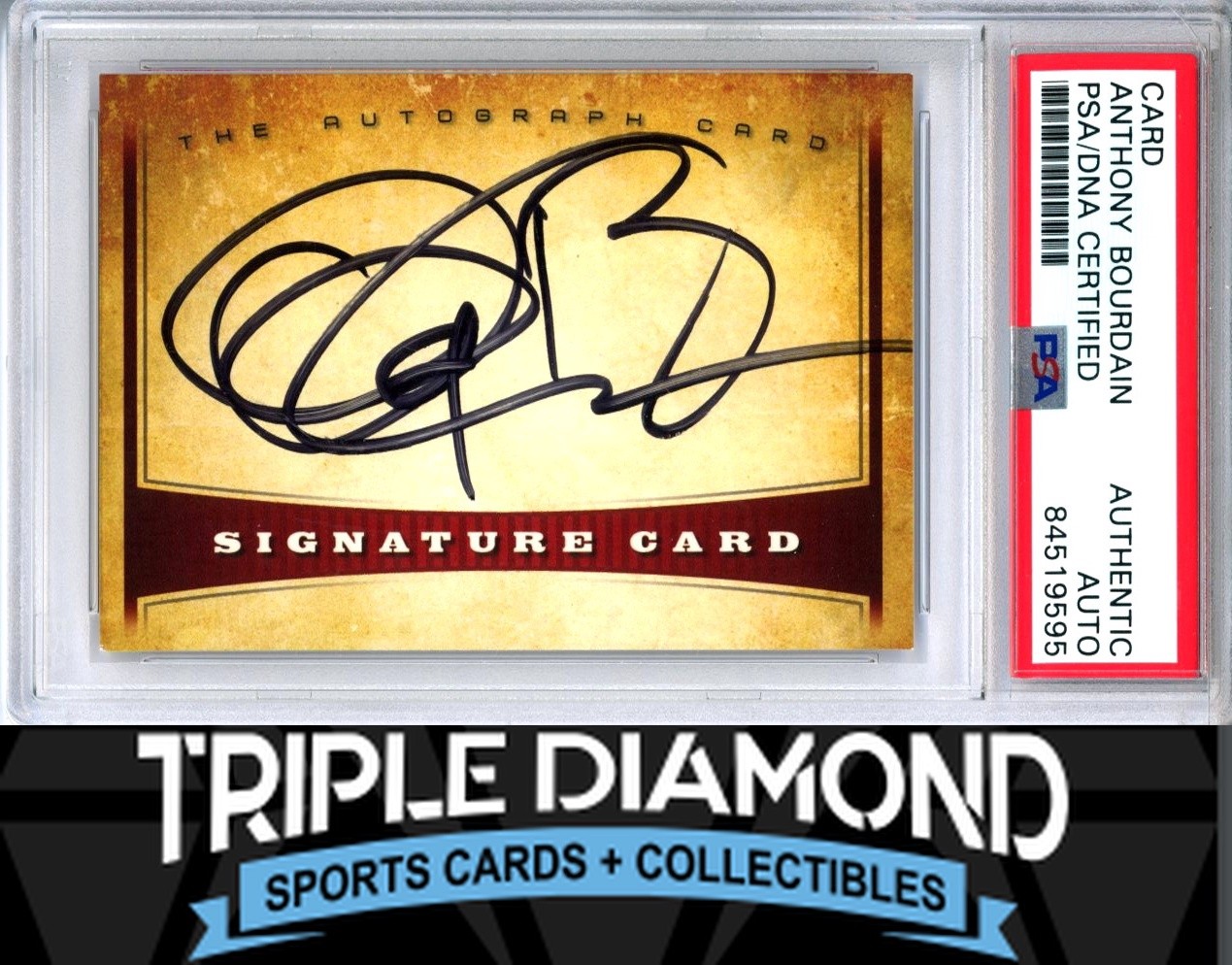 2015 Anthony Bourdain Signed/Autographed Card PSA Authentic PSA/DNA A409 2015 Anthony Bourdain Signed/Autographed Card PSA Authentic PSA/DNA A409