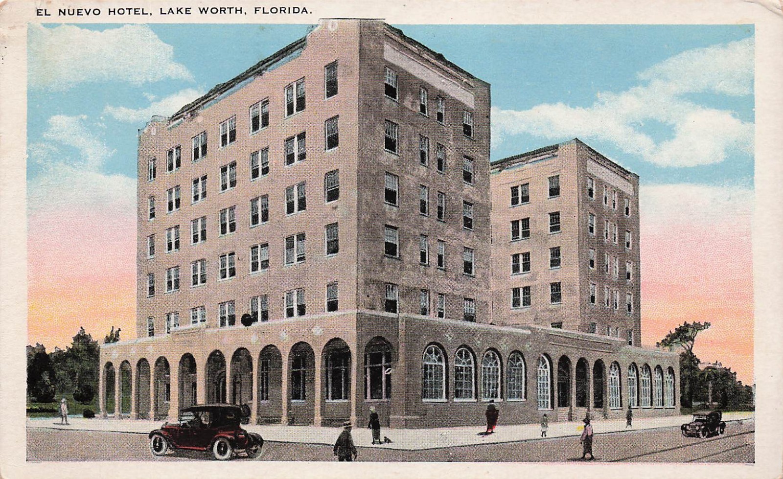 Lake Worth Florida El Nuevo Golf Stream Historic Beach Hotel Vtg Postcard K32 Lake Worth Florida El Nuevo Golf Stream Historic Beach Hotel Vtg Postcard K32