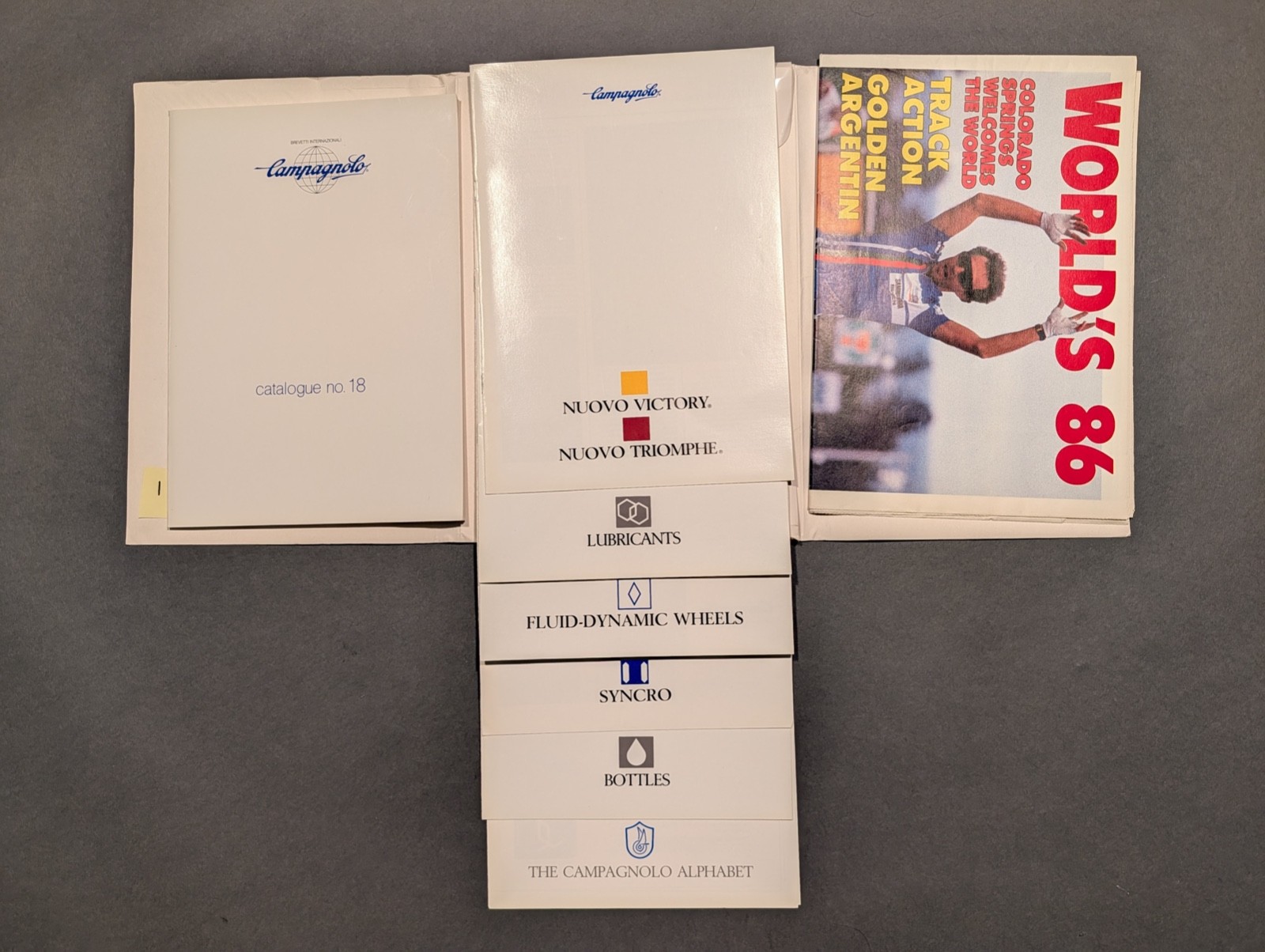 1986 Campagnolo Record Catalog Box Set Catalogue n .18 Bis RARE Bike Bicycle #1 1986 Campagnolo Record Catalog Box Set Catalogue n .18 Bis RARE Bike Bicycle #1