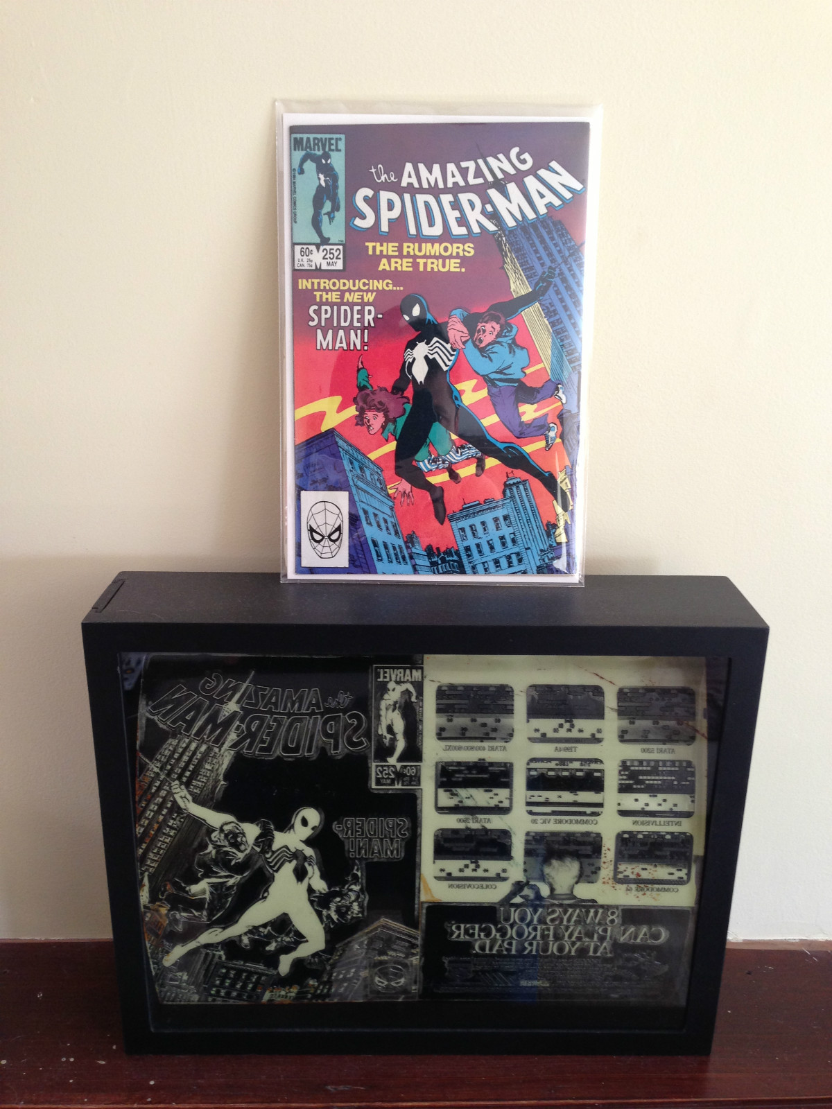 Amazing Spider-Man 252 Cover Printing Plate, 1st Venom 