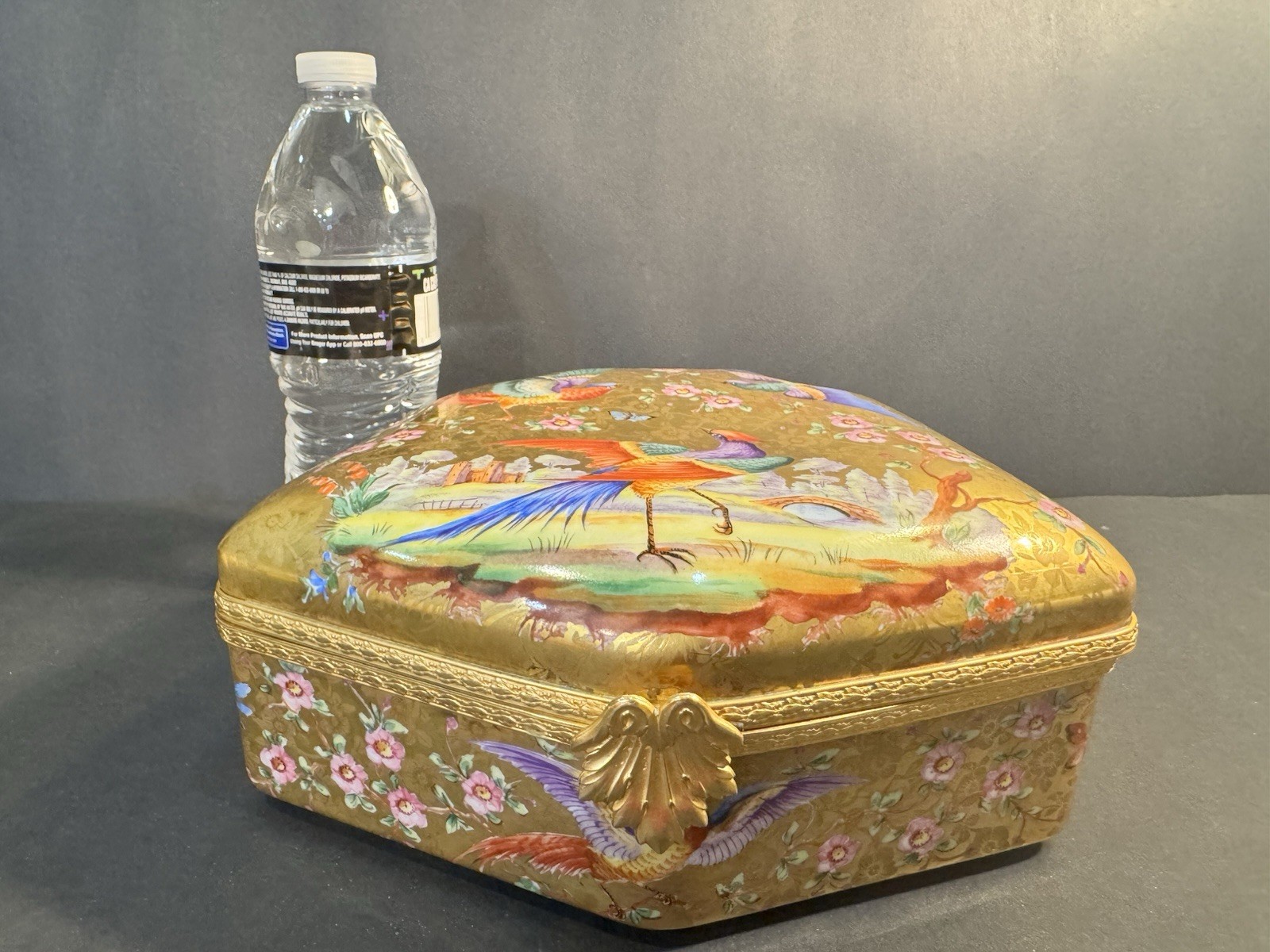 STUNNING Atelier Le Tallec Paris Porcelain Birds Of Paradise 8.5” Jewelry Box STUNNING Atelier Le Tallec Paris Porcelain Birds Of Paradise 8.5” Jewelry Box
