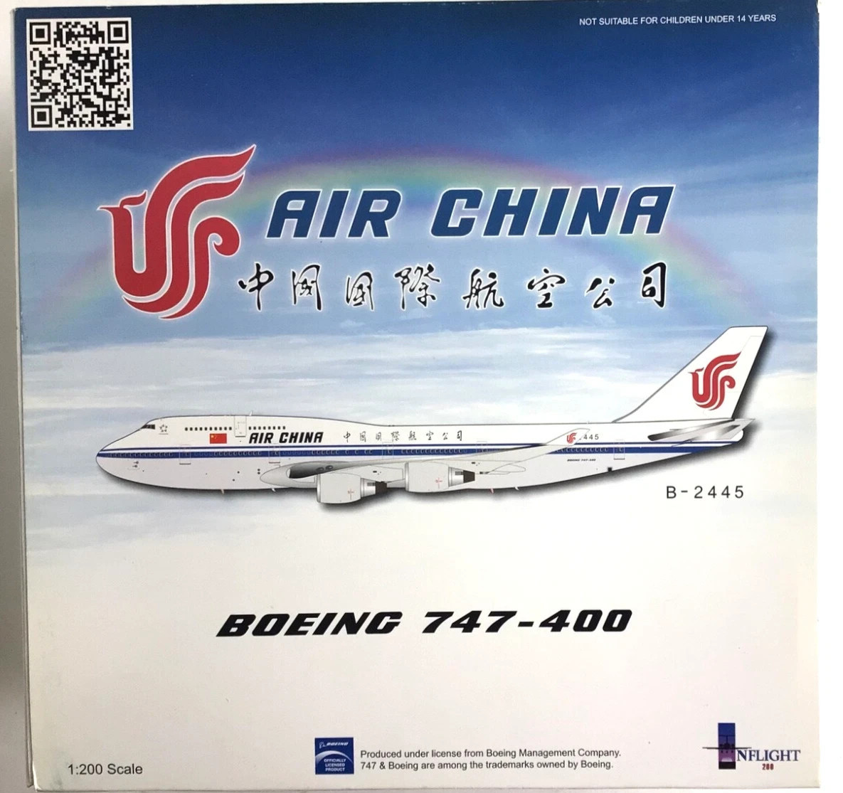 Collectors' DREAM, Inflight 200 Air China Boeing 747-400, Extremely Rare, 1:200