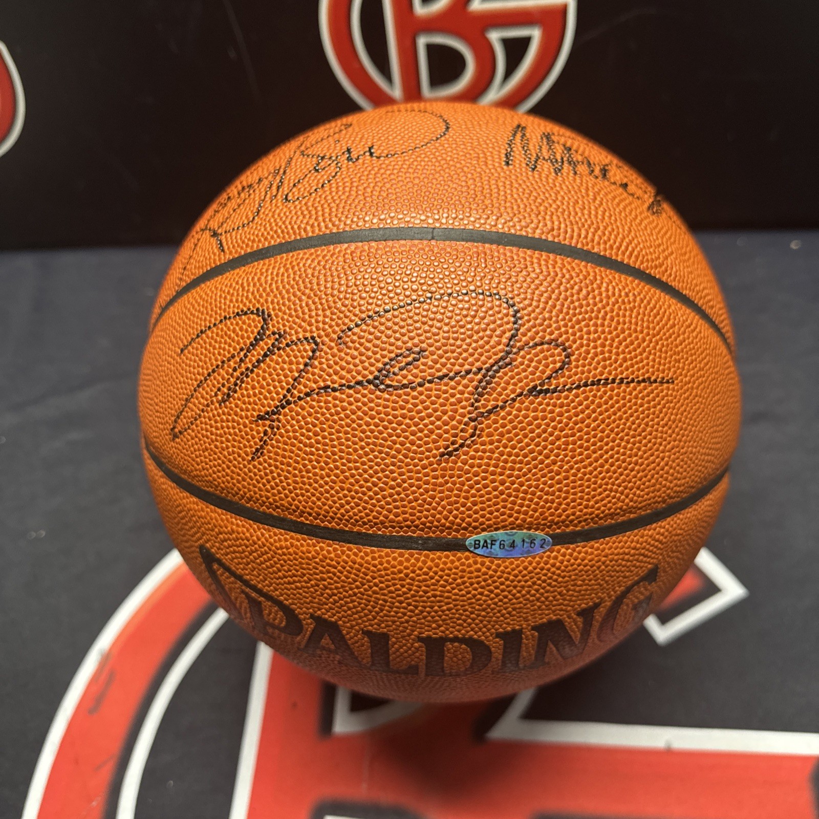 Michael Jordan Larry Bird Magic Johnson Signed Autographed Basketball UDA BAS Michael Jordan Larry Bird Magic Johnson Signed Autographed Basketball UDA BAS